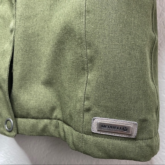 Merrell SelectXdry green long winter jacket hooded - Picture 4 of 9